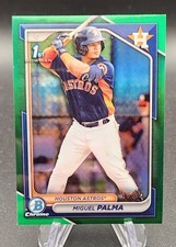 2024 1st Bowman Chrome Miguel Palma Green Refractor /99 Astros