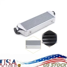 Universal Intercooler Fin 3" Inlet & Outlet Replacement For Turbo Charger System