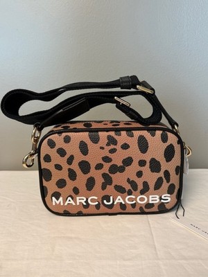 NWT Marc Jacobs Cheetah Camera Bag Bold Flash Leather Crossbody
