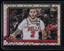 #38 2025-26 Topps Chrome Lonzo Ball X-Fractor Chicago Bulls