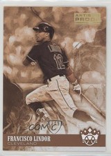 2018 Diamond Kings Sepia Variation Artist Proof Gold 83/99 Francisco Lindor o7m