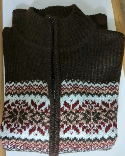 OFF WHITE Maglione cappotto Carolyn Taylor Essentials 1x donna marrone pesca e crema