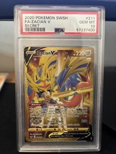 Zacian V (Secret) 211/202 Swsh01: Sword & Shield Holo on eBay