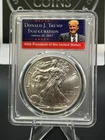 2018 PCGS MS70 Silver Eagle Trump Inauguration First Strike RARE!!