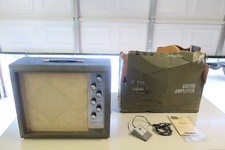 Vintage 1950s Sears Silvertone Model 1482 Tube Guitar Amplifier 1 x 12 Original