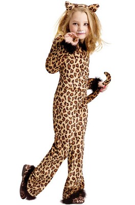 Brand New Pretty Leopard Kitty Cat Child Costume