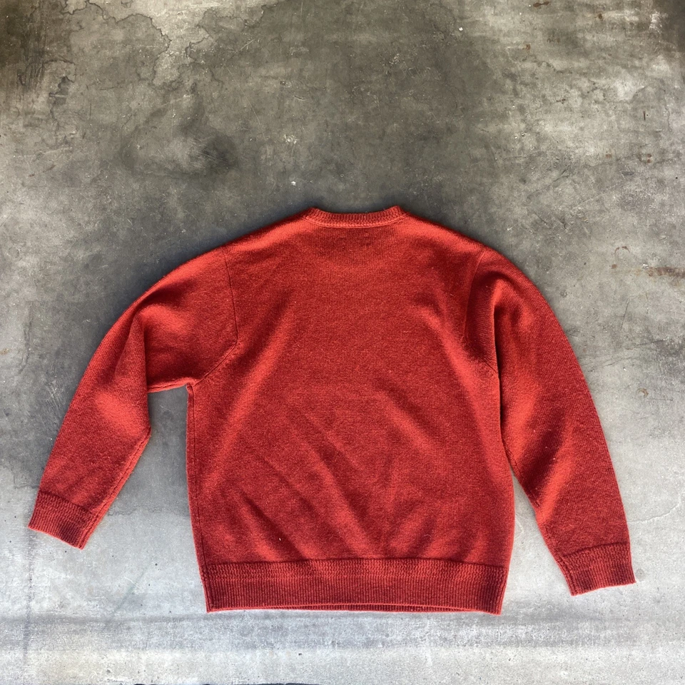 Suéter Pendleton Vintage Talla Grande L Lana Naranja Quemado Manga Larga Foto 3 de 3