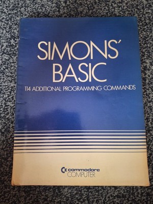 Simons' Basic 114 zusätzliche Programmierbefehle Commodore 64 Vintage 1983