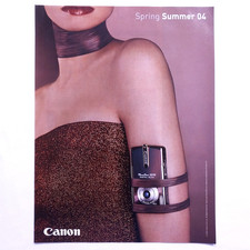 2004 Canon Camera PowerShot SD10 Vintage Print Ad Y2K Collectible Advertisement