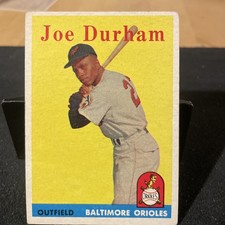 1958 Topps #96 Joe Durham RC VG- No Creases