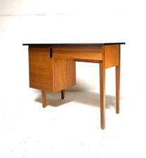 Vintage Retro Mid Century Danish Era Teak 1960s Modernist Scandinavian Desk