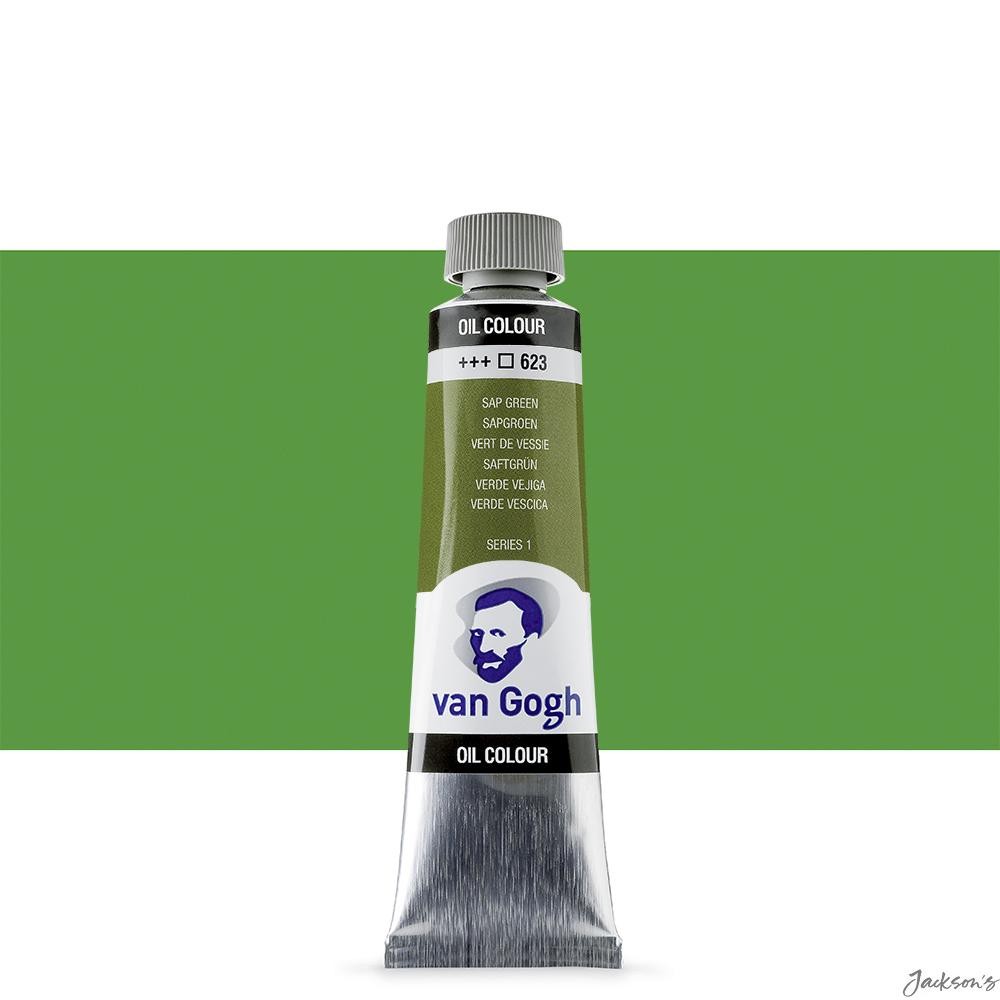 Royal Talens Van Gogh Oil Paint Tube 40ml Sap Green S1 For Artists