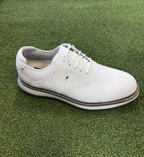 Scarpe da golf Footjoy Traditions a punta 57903K bianche taglia UK 8,5 EUR 42,5