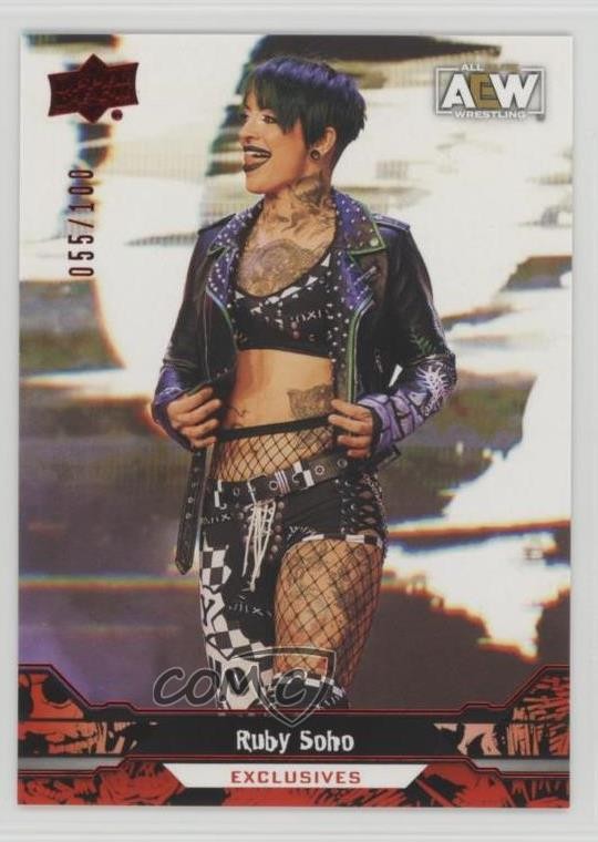 2023 Upper Deck AEW All Elite Wrestling Exclusives 55/100 Ruby Soho #53 17u8