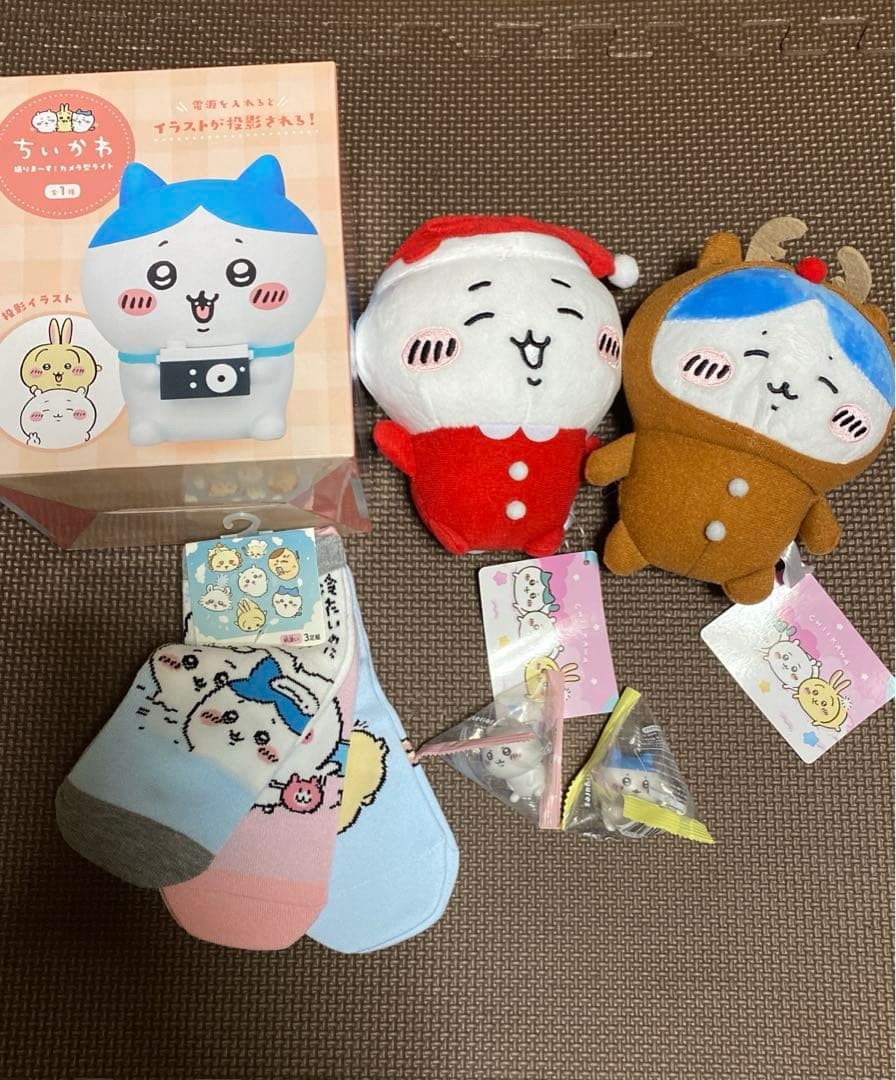 Chikawa Hachiware Feliz Navidad Peluche Personaje Coleccionable Japón