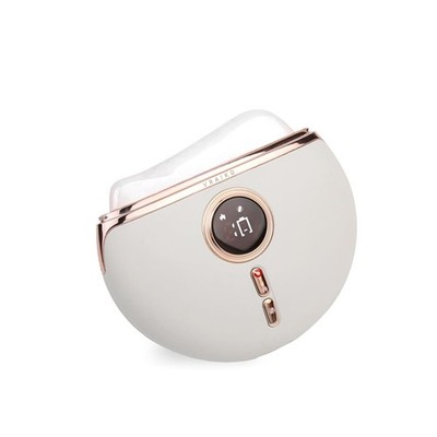 VRAIKO Gua Sha Gesichtsmassagegerät elektrisch Wärme Vibration LED Aurora rosa