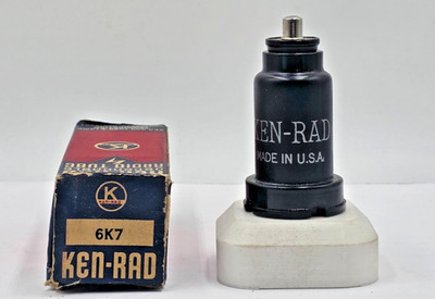 6K7 Ken-Rad Tube New (New Old Stock) Test NEW 1 Year Warranty 6K7M VT-86
