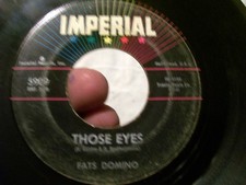 FATS DOMINO THOSE EYES & HUM DIDDY DOO 45 IMPERIAL 5909