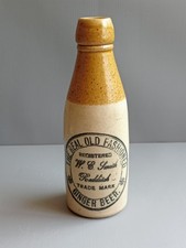 Late Victorian W.E.Smith Redditch Stoneware Ginger Beer Bottle Price Bristol