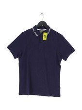 Barbour Men's Polo S Blue 100% Cotton Basic New with tags