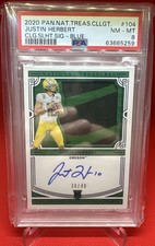 2020 National Treasures Collegiate - College Materials Signatures Justin Auto/49