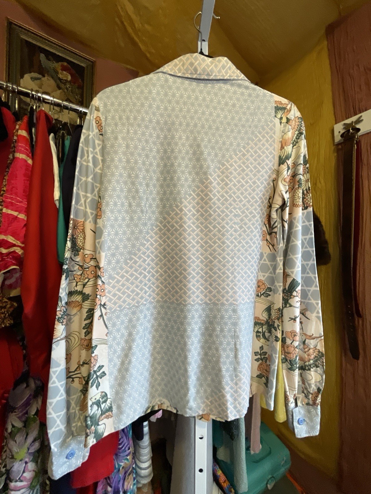 True 1970’s Dagger Collar Button Down Vintage Shi… - image 3