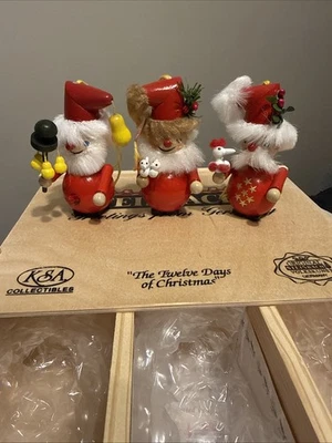 Steinbach Handmade Christmas Ornaments, Boxed Set of 3