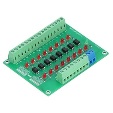 Optical Isolation Module 24V To 5V Optocoupler PLC Signal Converter Board .