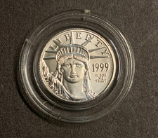 1999 $10 American Eagle Platinum Coin 1/10 Oz 4200.00 per troy oz