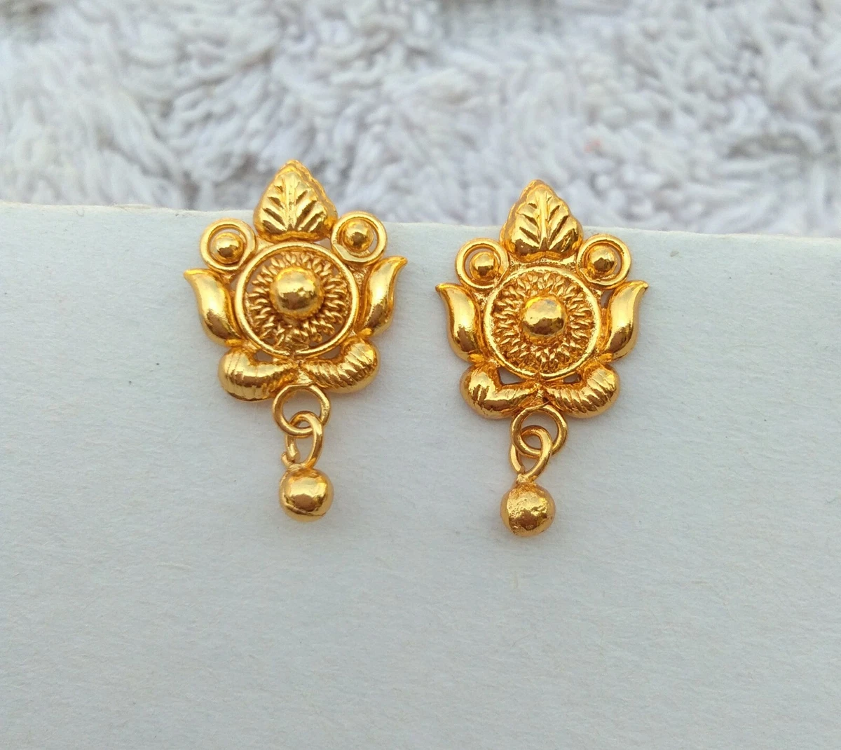 Women's Earrings - Designer Gold Studs