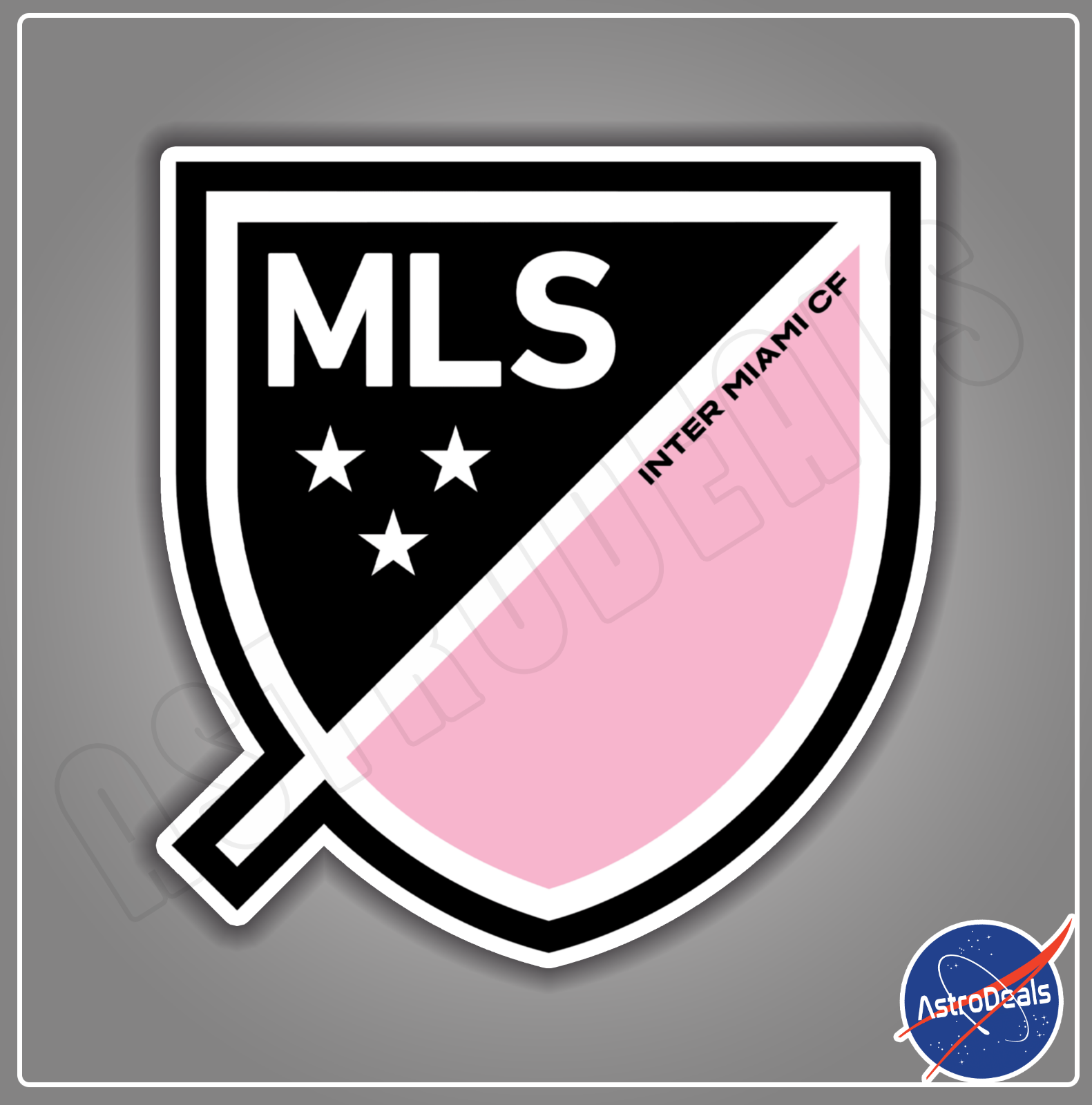 Mls Next Sticker Inter Miami CF MLS Soccer Football Logo Sticker Decal *Size: 3