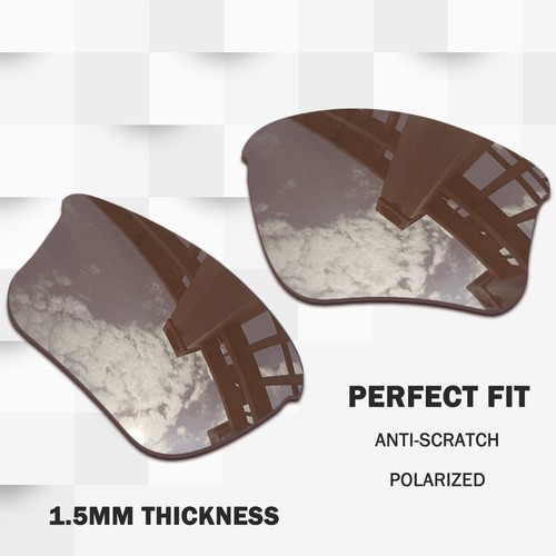1.5MM POLARIZED Replacement Lenses for Oakley Flak Jacket XLJ OO9009 63mm - Foto 10 di 19
