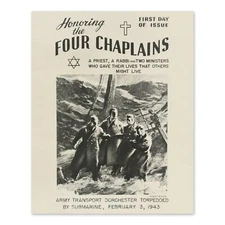 1948 Honoring The Four Chaplains Photo Print Poster Wall Art