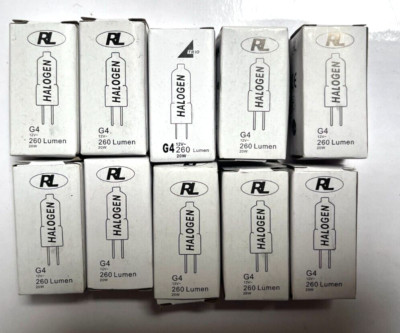 10er Set Trio G4 20 Watt 20W Stiftsockellampe Halogen Halogenlampe Restposten