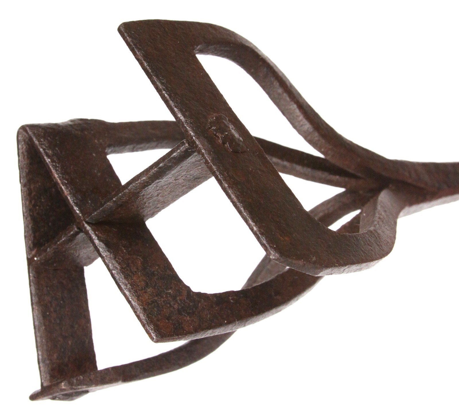 Antique Vintage Western Cattle Branding Iron Hand Forged Blacksmith Cowboy Brand