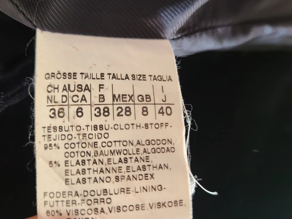 Chaqueta Blazer Weekend Max Mara Para Mujer Talla US 6 Terciopelo Negro Foto 4 de 4