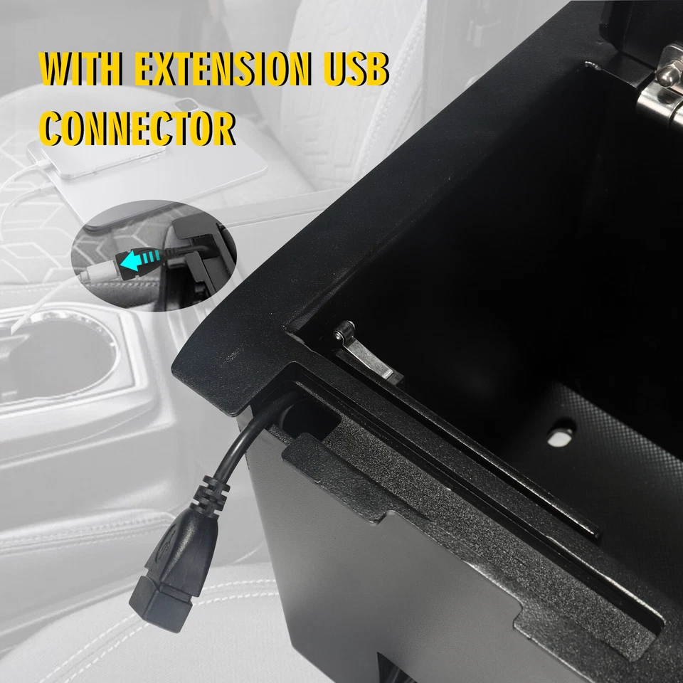 Center Console Gun Safe Vault Storage Box 00016-35986 For 2016-23 Toyota Tacoma - Image 3 of 4