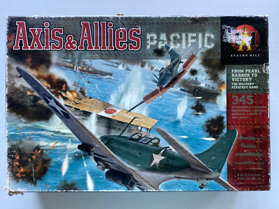 Avalon Hill Axis & Allies Pacific Pearl Harbor To Victory Military