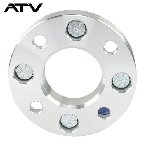 4PC 1" Wheel Spacers 4x101.6 1/2"x20 For EZ GO EZGO Club Cars Golf Carts Silver - Picture 9 of 12