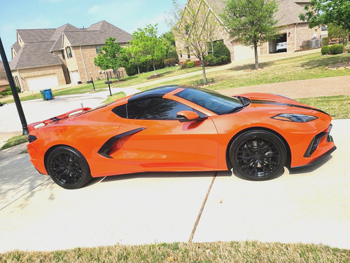 MRR GF5 GLOSS BLACK WHEELS RIMS 19X8.5 20X11 FOR CORVETTE C8 BASE STINGRAY Z51 - Picture 2 of 5