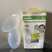 Haakaa Silicone Breast Pump, Gen 1 , 4oz 100ml 1pc BPA Free