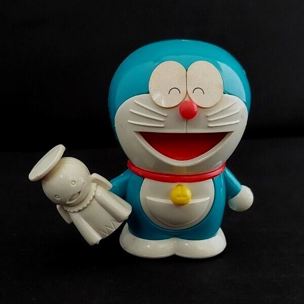 Doraemon with angel action figure Bandai 1998 Japan Time