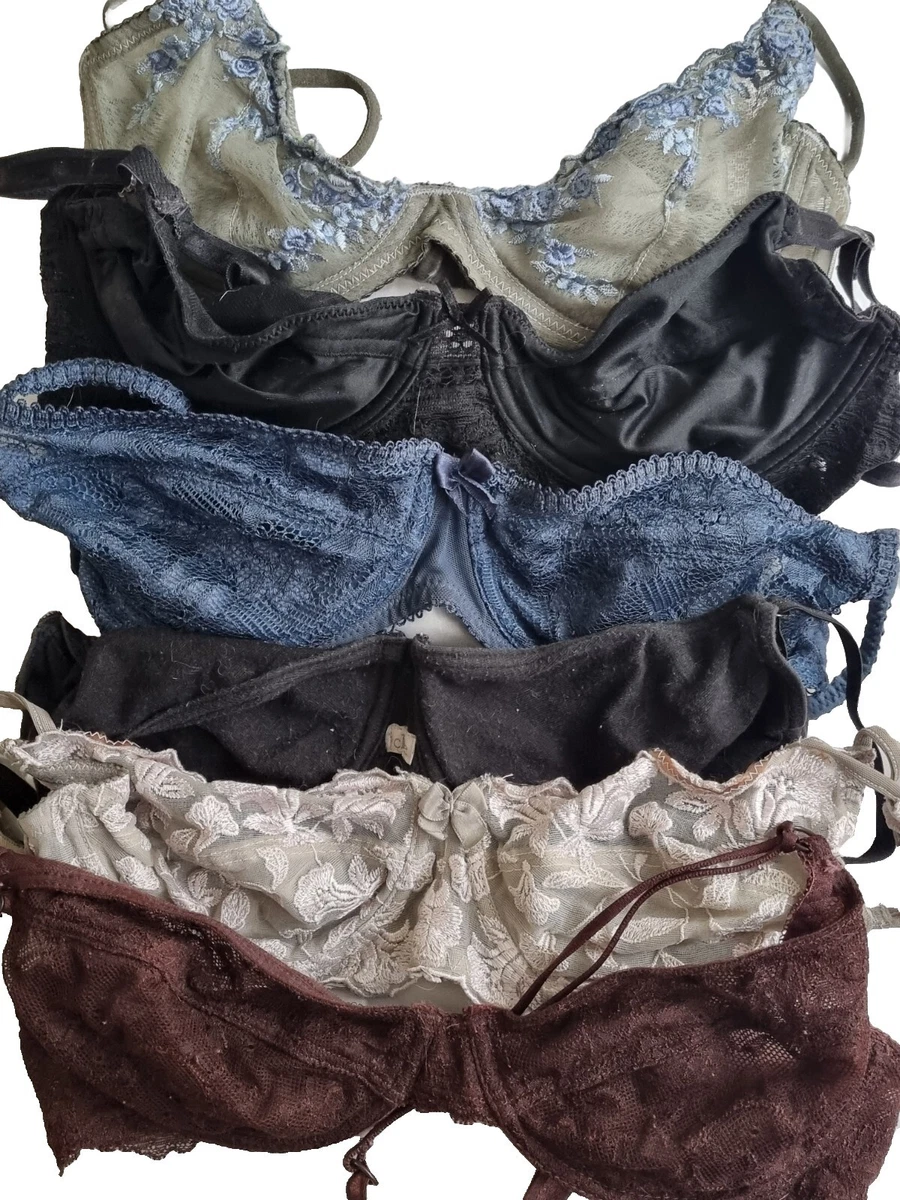 7 Mix 34B Sexy Lingerie Clean Wearable Condition Unpadded Bra Tops SALE Lot  1