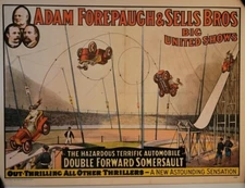 Original 1960 Forepaugh & Sells Bro. United Show Circus World Museum Mini Poster