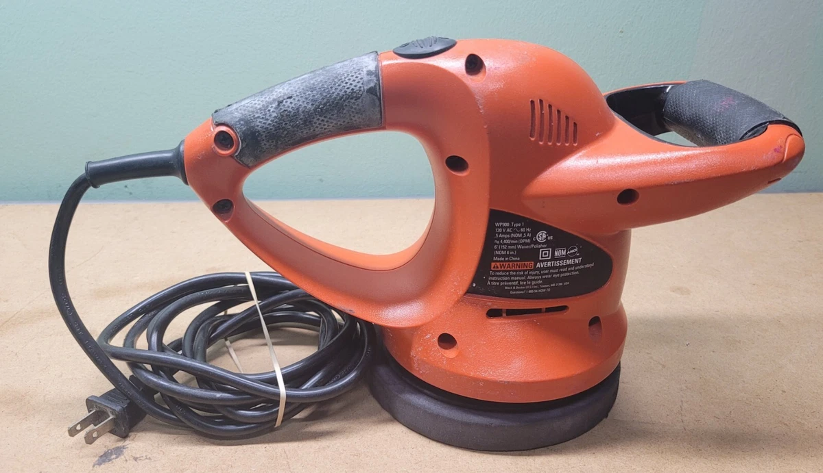 BLACK+DECKER 6 in. Corded Random Orbit Waxer/Polisher WP900 - The