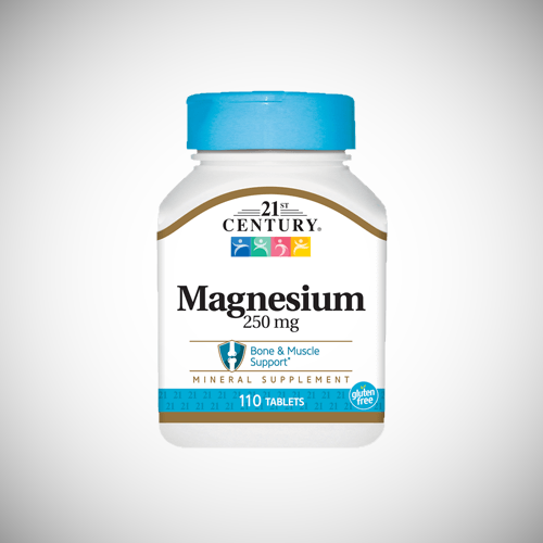 21st Century Magnesium 250 MG Tablets 110 Count for sale online | eBay