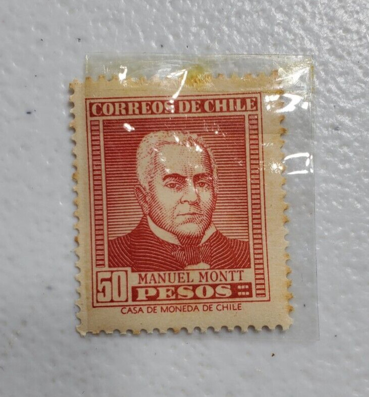 Correos De Chile Manuel Montt 50 Pesos  06/295