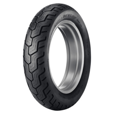 DUNLOP D401 150/80B16 M/C 71H ホワイトリボン　ロゴ 150/80B16 White Wall Harley-Davidson Rear Tire