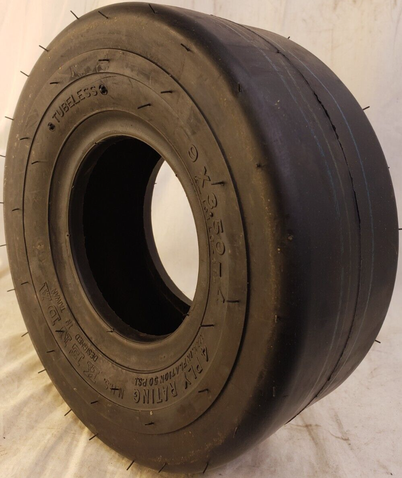 Pneumatico Antiforatura Per Tosaerba 9x3.50-4" Su Ruota Per - Foto 3