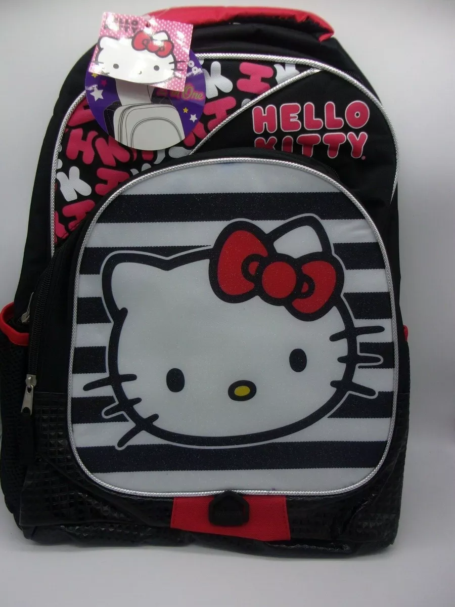 HELLO KITTY BACKPACK WITH HOOD NEW eBay